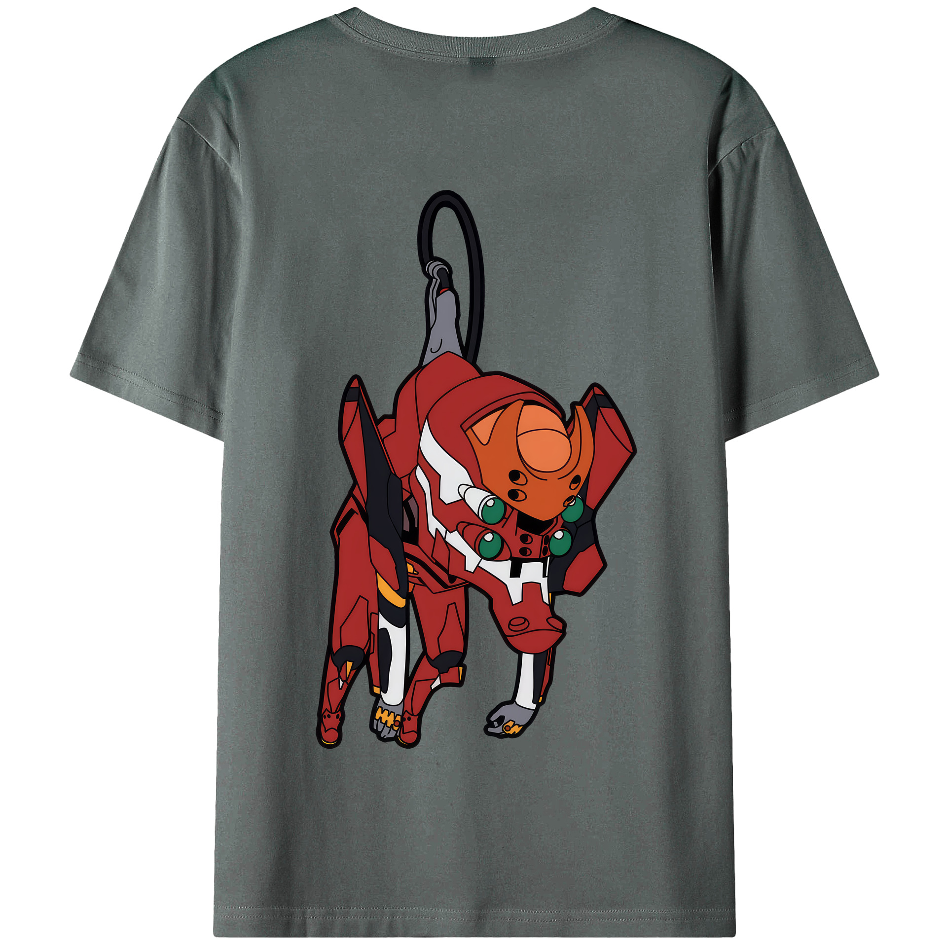 （画像用） EVA 新世紀エヴァンゲリオン 綿100％半袖Tシャツ（背面プリント）
